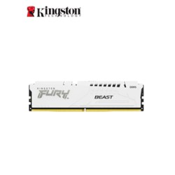 MEMORIA DIMM KINGSTON FURY BEAST WHITE EXPO, 16GBDDR5-5200MT/S PC5-41600, CL36, 1.25V