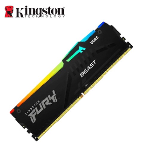 MEMORIA DIMM KINGSTON FURY BEAST 32GB DDR5-6000, PC5-48000 CL36, 2RX8, 1.35V, 288-PIN