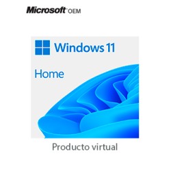 SISTEMA OPERATIVO MICROSOFT WINDOWS HOME 11, 64-BITS ALL LANGUAGES PK LIC ONLINE DWNL