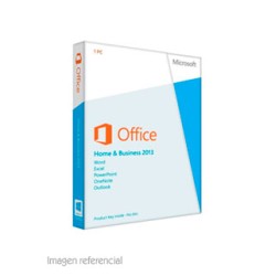 SOFTWARE MICROSOFT OFFICE HOME AND BUSINESS 2013,ESPAÃ±OL, DVD.