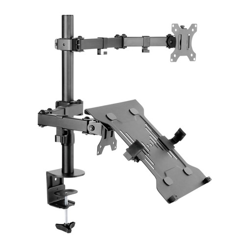 SOPORTE DE ESCRITORIO PARA MONITOR + LAPTOP, O 2 MONITORES SPEAKA PROFESSIONAL SP-MM-