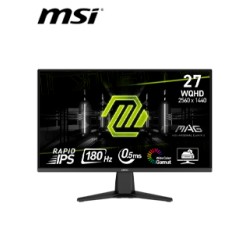 MONITOR PLANO GAMING MSI MAG-275QF, 27 WQHD RAPID IPS, 180 HZ, 0.5 MS, HDMI, DP MONITOR PLANO GAMING MSI MAG-275QF, 27 WQHD RAPID IPS, 180 HZ, 0.5 MS, HDMI, DP