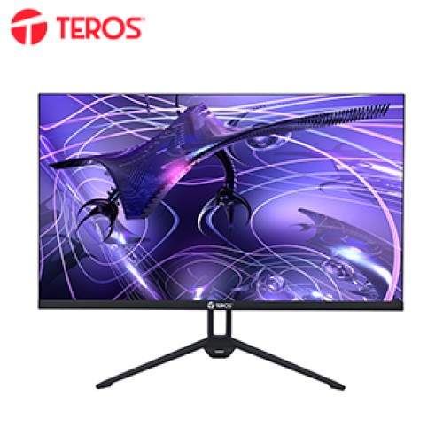 MONITOR PLANO TEROS TE-2417S 23.8 FHD IPS 144HZ 1MS HDMI DP PARLANTES AUDIO OUT