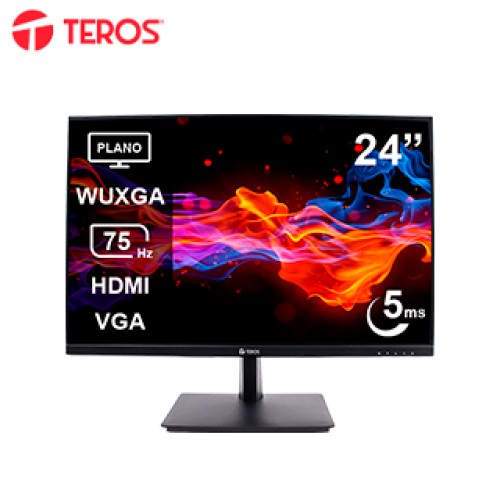 MONITOR PLANO TEROS TE-2419CS 24 WUXGA IPS 75HZ 5MS HDMI VGA NEGRODISFRUTA DE I MONITOR PLANO TEROS TE-2419CS 24 WUXGA IPS 75HZ 5MS HDMI VGA NEGRODISFRUTA DE I