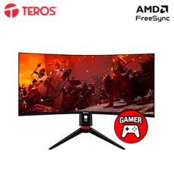 MONITOR CURVO GAMING TEROS TE-3412G 34 UWQHD VA 180HZ 1MS HDMI DP AUDIO OUT NEGRO