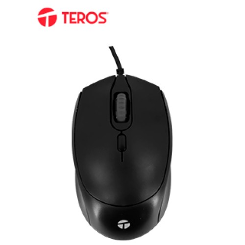 MOUSE ÓPTICO TEROS TE-1222S, 800-1200-1600 DPI, USB, 4 BOTONESDESCUBRE PRECISIÓN