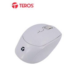 MOUSE Ã³PTICO TEROS TE-1225S, 800-1200-1600 DPI, USB, 4 BOTONES, COLOR BLANCODESC