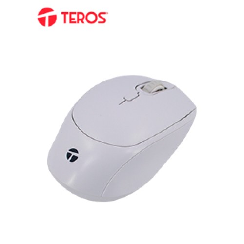 MOUSE ÓPTICO TEROS TE-1225S, 800-1200-1600 DPI, USB, 4 BOTONES, COLOR BLANCODESC