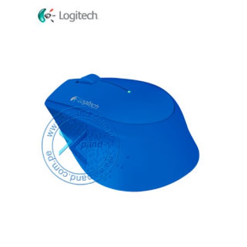 MOUSE ÓPTICO INALÁMBRICO LOGITECH M280, 1000 DPI,RECEPTOR USB, 2.4GHZ, AZUL.
