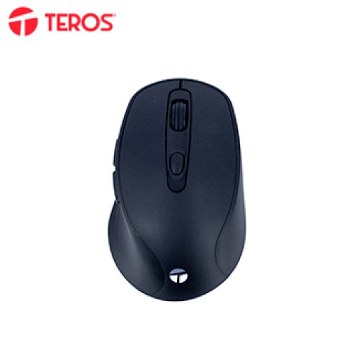 MOUSE INALÁMBRICO TEROS TE-1228S, 6 BOTONES, 2.4GHZ, USB, COLOR NEGRODESCUBRE EL