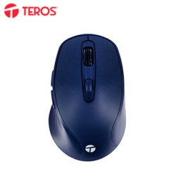 MOUSE INALÃ¡MBRICO TEROS TE-1235S, 2.4GHZ, 6 BOTONES, USB, AZULEL MOUSE INALÃ¡MBRI