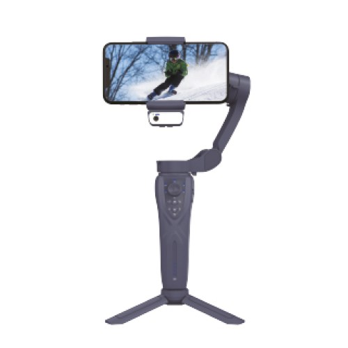 ESTABILIZADOR DE CARDAN, PARA TELÉFONO, BLUETOOTHINALÁMBRICO DE 3 EJES, NEGRODES