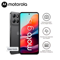 SMARTPH MOTO G15 4GB 256GB GRI SMARTPH MOTO G15 4GB 256GB GRI