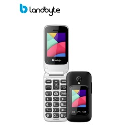 TELÃ©FONO CELULAR FLIP 4G LANDBYTE LT1448, 1.77, DUAL SIM, RADIO FM, DESBLOQUEADO.