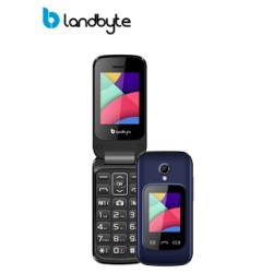 TELÉFONO CELULAR FLIP 4G LANDBYTE LT1448, 1.77, DUAL SIM, RADIO FM, DESBLOQUEADO.