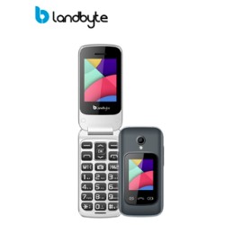 TELÃ©FONO CELULAR FLIP 4G LANDBYTE LT1448, 1.77, DUAL SIM, RADIO FM, DESBLOQUEADO.