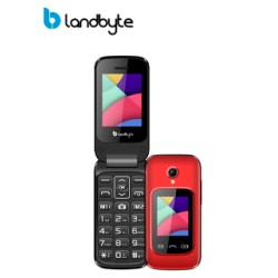 TELÉFONO CELULAR FLIP 4G LANDBYTE LT1448, 1.77, DUAL SIM, RADIO FM, DESBLOQUEADO.
