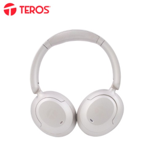 AUDÍFONO INALÁMBRICOS TEROS TE-8038NE, USB-C, NATURAL TITANIUMDESCUBRE LOS AUDÍF