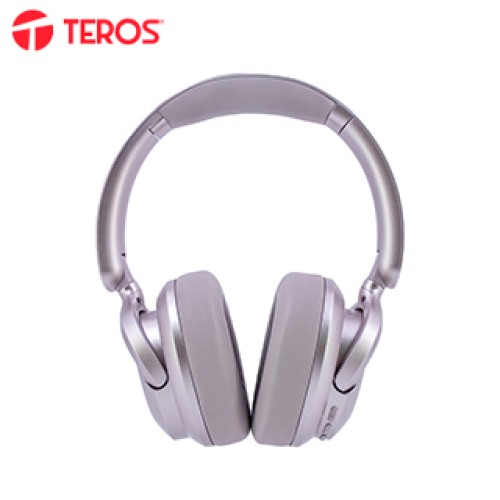 AUDÍFONO INALÁMBRICOS TEROS TE-8038RS, USB-C, ROSE TITANIUMDESCUBRE LOS AUDÍFONO
