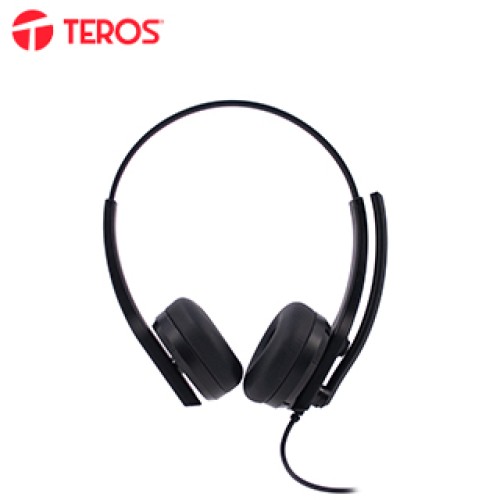 AUDÍFONO TEROS TE-8039CS, USB, NEGRODESCUBRELOS AUDÍFONOS TEROS TE-8039CS, IDEAL