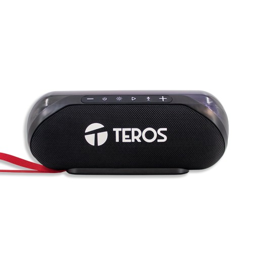 PARLANTE INALÁMBRICO TEROS TE6047N, 20W, BT: 5.3,ILUMINACIÓN RGB, COLOR NEGRODIS