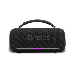 PARLANTE INALÁMBRICO TEROS VIBES VB-6049BLK, 60W,BT 5.3, 4000 MAH, USB, LUCES LED, NE