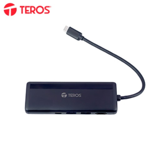CONCENTRADOR DE PUERTOS (HUB) TEROS TE-7134N GEN 3 USB-C, 7 EN 1DESCUBRE EL HUB 