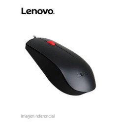 MOUSE Ã³PTICO LENOVO ESSENTIAL, 1600 DPI, USB, NEGRO, PRESENTACIÃ³N EN CAJA.