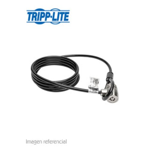 CABLE DE SEGURIDAD CON LLAVE PARA LAPTOP TRIPP-LITE SEC6K, 1.83 M, NEGRO.CABLE A