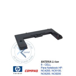 BATERIA HP TRAVEL LI-ION 8-CELL, PARA NOTEBOOKS HP NC4200, NC6100,   NC6200, NC8200, 