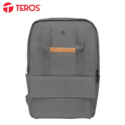 BACKPACK TEROS CITY II GREY TE-9028GR, PARA NOTEBOOKS DE HASTA 15.6NUEVA MOCHIL