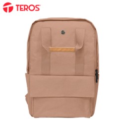 BACKPACK TEROS CITY II MOCHA MOUSSE TE-9029MM,PARA NOTEBOOKS DE HASTA 15.6NUEVA