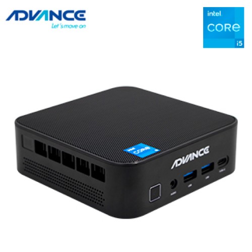MINI PC ADVANCE NUC CORE I5-12450H HASTA 4.4GHZ, 8C/12T, INTEL UHD, HDMI, DP, USB 3.0