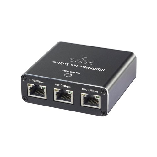 SWITCH GIGABIT ETHERNET RENKFORCE RF-GES-400 CON 4 PUERTOS RJ45 Y ALIMENTACIÓN POR US