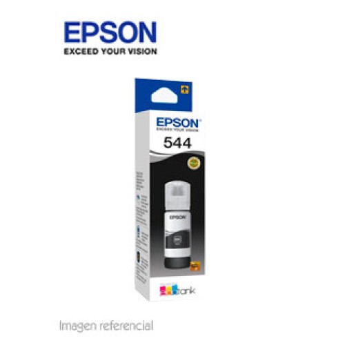 BOTELLA DE TINTA EPSON T544120-AL, COLOR NEGRO, CONTENIDO 65ML.PARA IMPRESORAS E