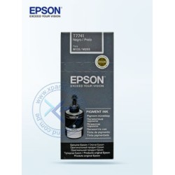 BOTELLA DE TINTA EPSON 774 (T774120), 140ML, TINTA NEGRA, PARA IMPRESORAS EPSON WORKF