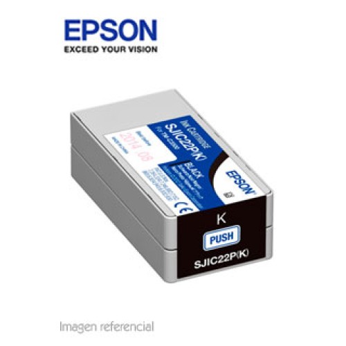 CARTUCHO DE TINTA EPSON COLOR NEGRO PARA IMPRESORAS EPSON TM-C3500.