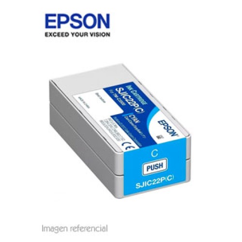 CARTUCHO DE TINTA EPSON COLOR CIAN PARA IMPRESORAS EPSON TM-C3500.