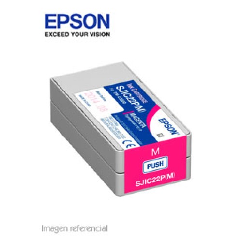 CARTUCHO DE TINTA EPSON COLOR MAGENTA PARA IMPRESORAS EPSON TM-C3500.