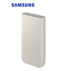 BATTERY PACK (BATERIA PORTÃ¡TIL) SAMSUNG DE 20,000MAH, COLOR BEIGEEL PAQUETE DE B