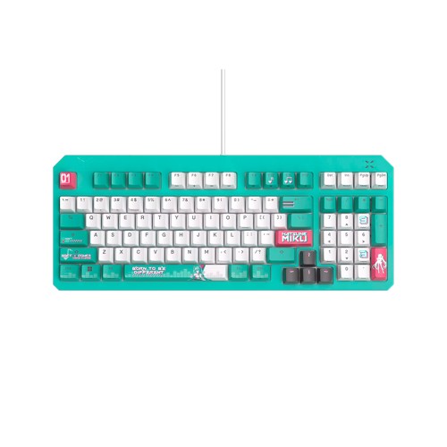 TECLADO ASUS TUF GAMING K3 GEN II HATSUNE MIKU EDITION, USB, RGBDOMINA CADA PART