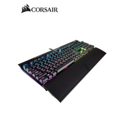 TECLADO MECÁNICO PARA JUEGO CORSAIR K70 RGB MK.2 RAPIDFIRE CHERRY MX SPEED (SP), USB 