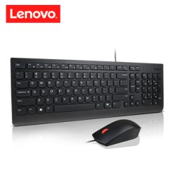 KIT DE TECLADO Y MOUSE ESSENTIAL LENOVO, INTERFAZUSB-A, COLOR NEGRO, EN ESPAñOL. KIT DE TECLADO Y MOUSE ESSENTIAL LENOVO, INTERFAZUSB-A, COLOR NEGRO, EN ESPAñOL.