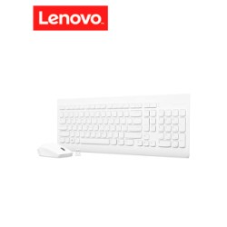 KIT DE TECLADO + MOUSE COMBO, LENOVO 510, INALÃ¡MBRICO, COLOR BLANCOTIPO DE FUENT