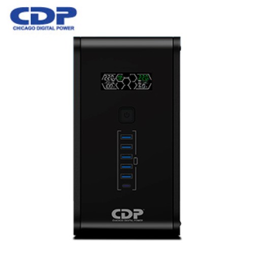 UPS INTERACTIVO CDP (CHICAGO DIGITAL POWER) R-SMART 1010I, 1000VA / 500WES UN UP