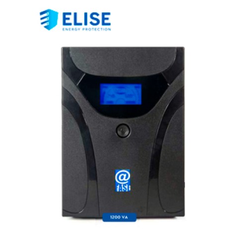 UPS INTERACTIVO ELISE FASE, AUR-1200-LCD-USB, 1200 VA / 600 W, PUERTO INTELIGENTE USB
