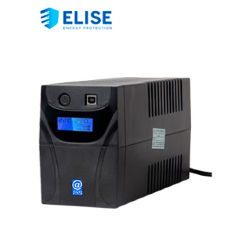 UPS INTERACTIVO ELISE FASE, AUR-850-LCD-USB, 850VA / 480W, PUERTO INTELIGENTE USB-HI