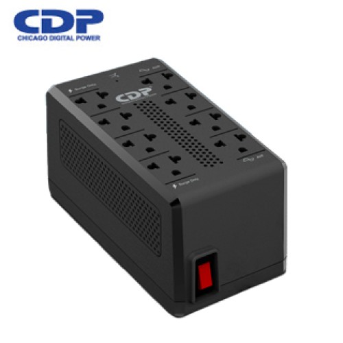 ESTABILIZADOR AUTOMATICO DE VOLTAJE CON SUPRESIONDE PICOS CDP RAVR1008I, 900VA/450WAT