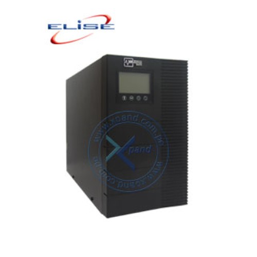 UPS ELISE UDC-3K-T-G2, ON-LINE, 3KVA, 2.7KW, 100V~ 300VAC, DISPLAY LCD.INTERFAZ 