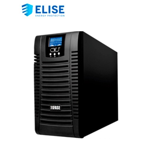 UPS ELISE FASE ONLINE SERIE ZEN 2000VA / 1800W / 4 TOMAS DE SALIDA NEMA 5-15 / RS232 